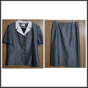 Kasper blazer and pant set